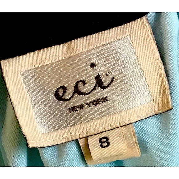 ECI Sleeveless Dress Embellished Keyhole Neck - Picture 4 of 8